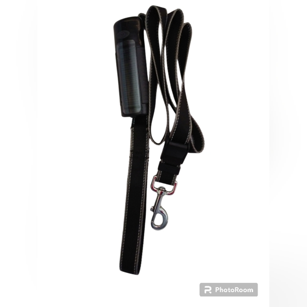 Solar Flashlight Nylon Pet Leash 70"